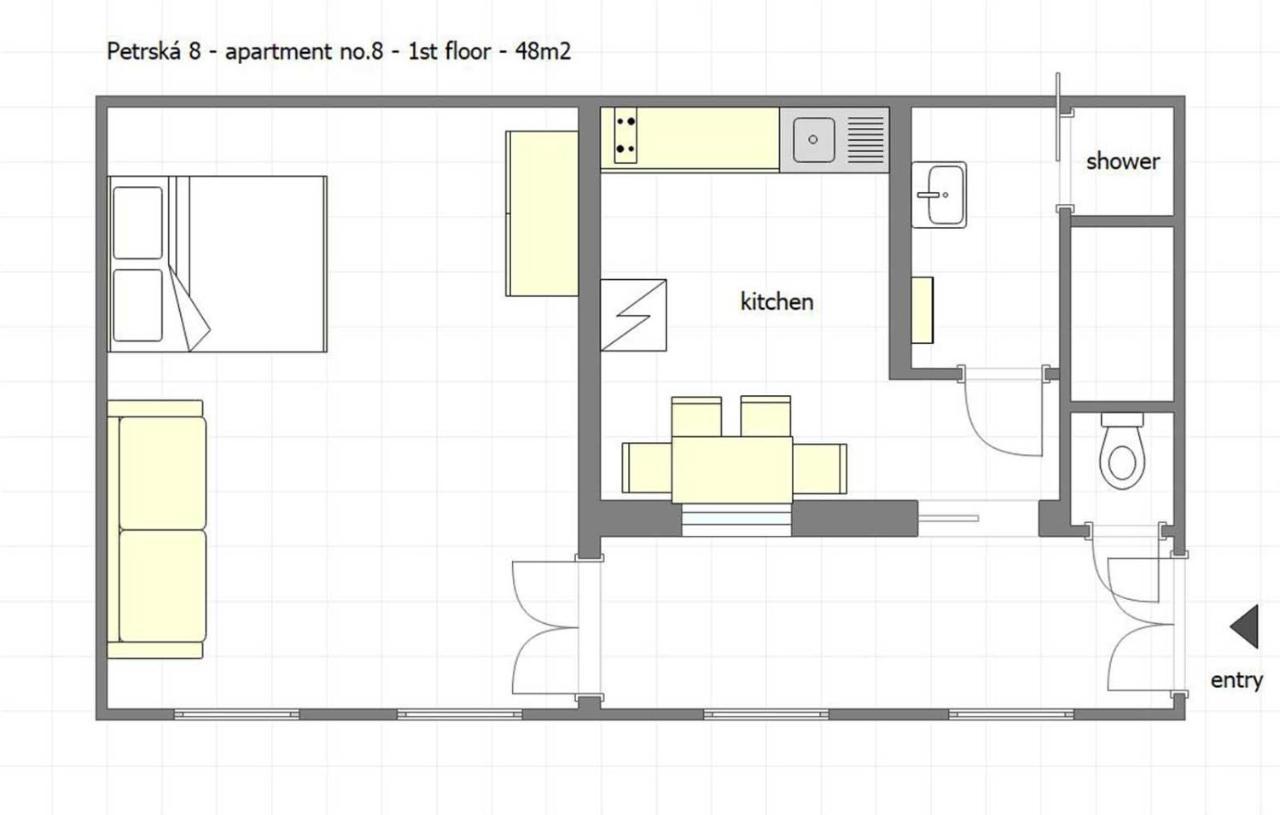 Peter'S Tower Apartments Прага Экстерьер фото