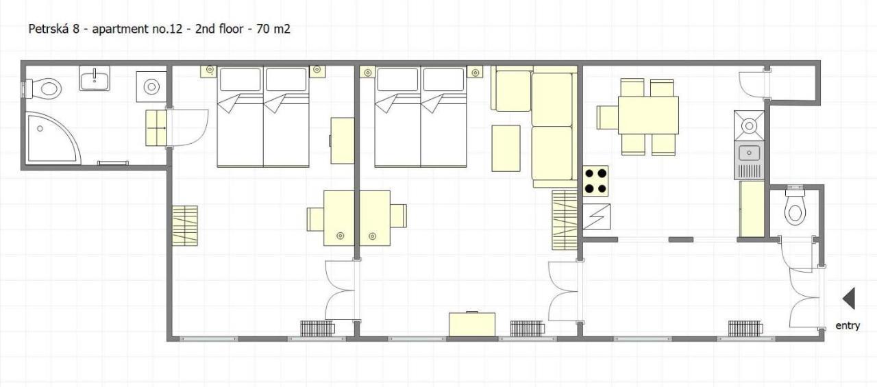 Peter'S Tower Apartments Прага Экстерьер фото