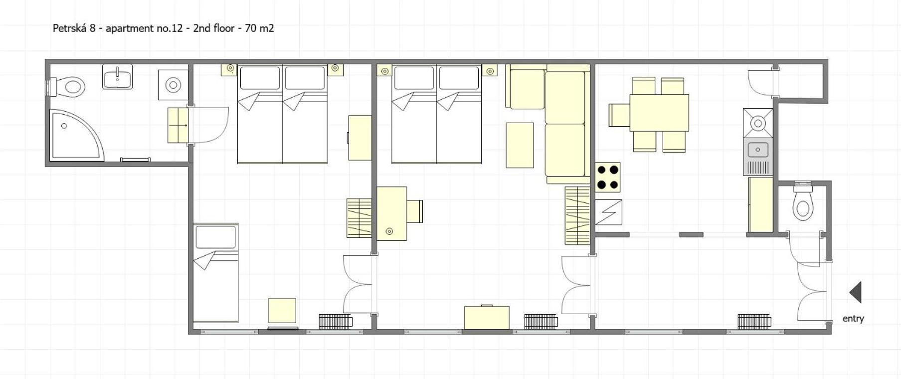 Peter'S Tower Apartments Прага Экстерьер фото